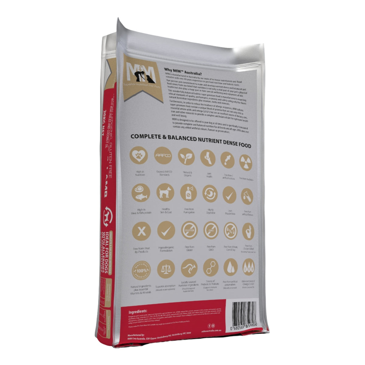 Meals For Mutts Kangaroo & Lamb Adult Dry Dog Food