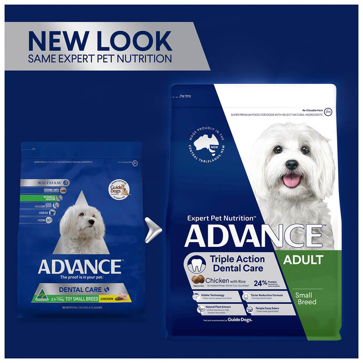 Advance Dental Care Toy & Small Breed Adult Dry Dog Food 2.5kg