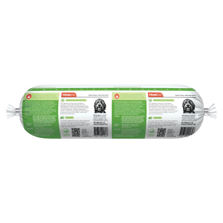 Prime100 A/F200V Pea & Algae Oil Dog Roll 2kg