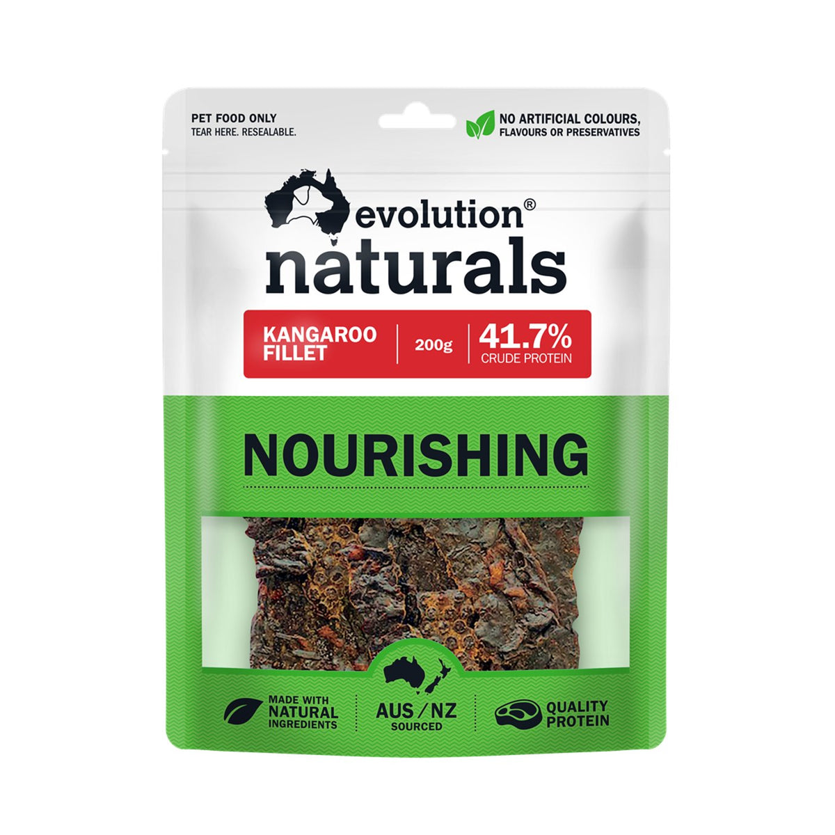 Evolution Naturals Kangaroo Fillet Dog Treats