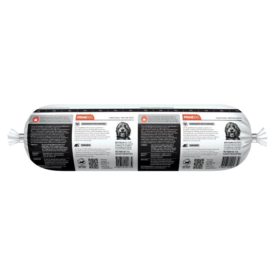 Prime100 SPD Wild Boar & Pumpkin Fresh Roll 2kg