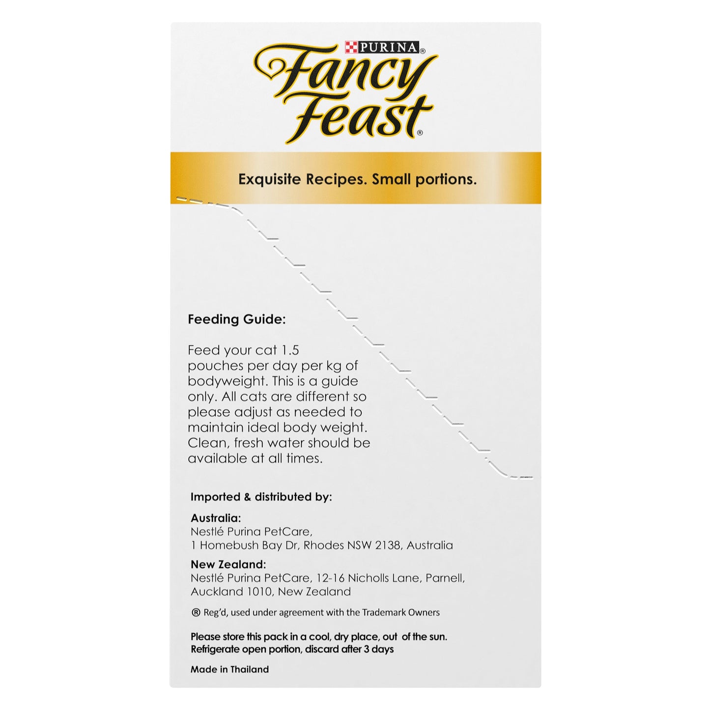 Fancy Feast Adult Petit Cuisine Tuna And Salmon And Cod Grilled Wet Cat Food 6 X 50g
