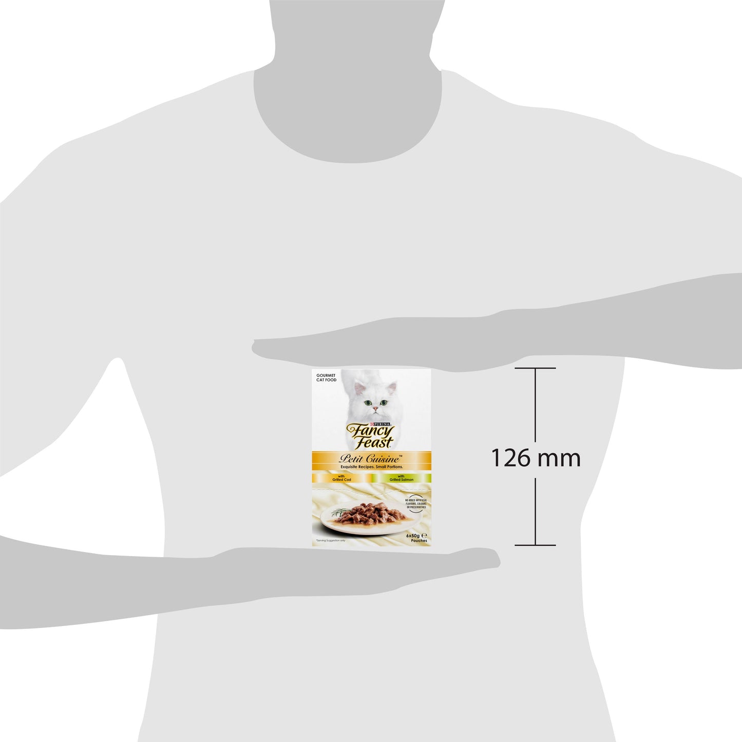 Fancy Feast Petit Cuisine Cod And Salmon Wet Cat Food 6 X 50g