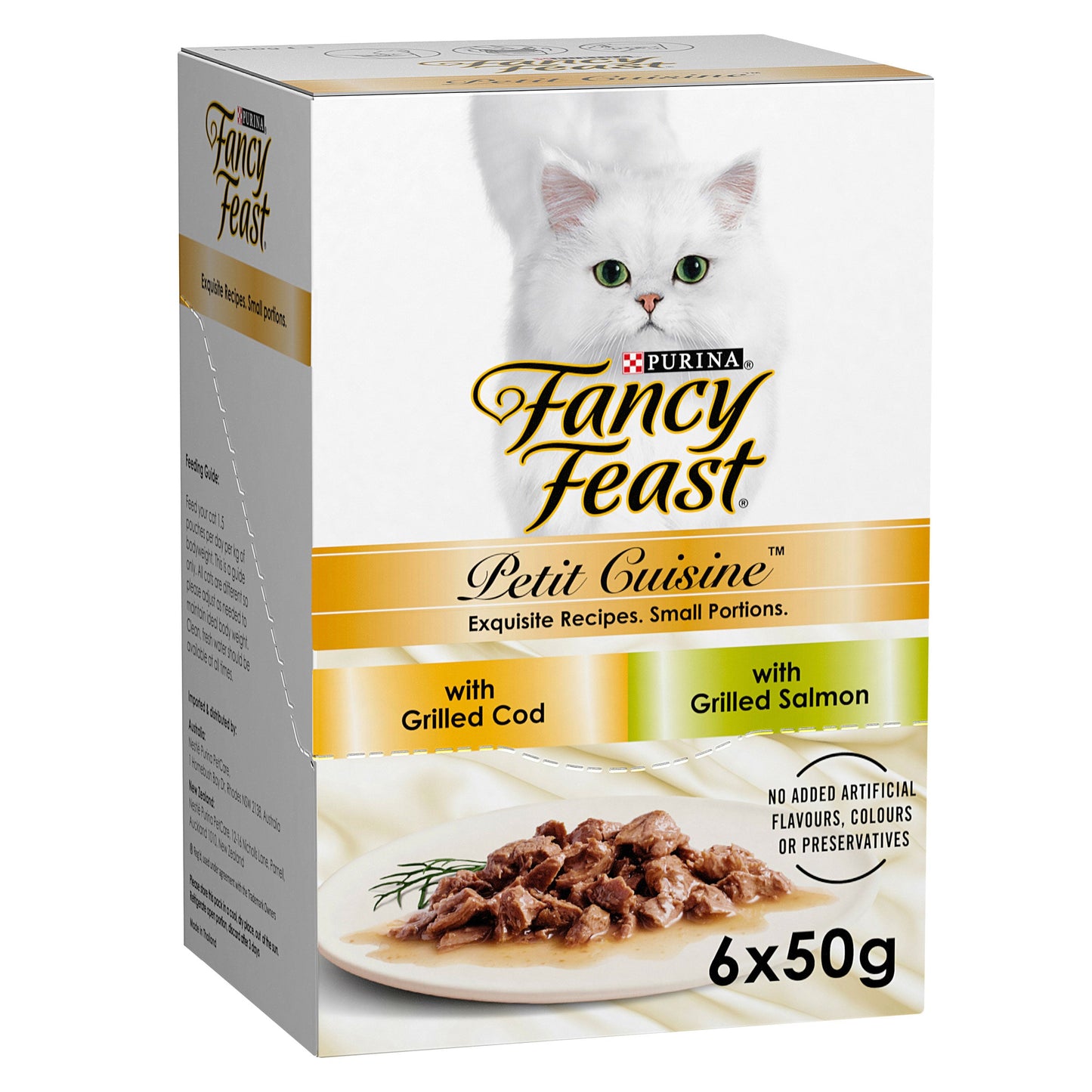 Fancy Feast Petit Cuisine Cod And Salmon Wet Cat Food 6 X 50g