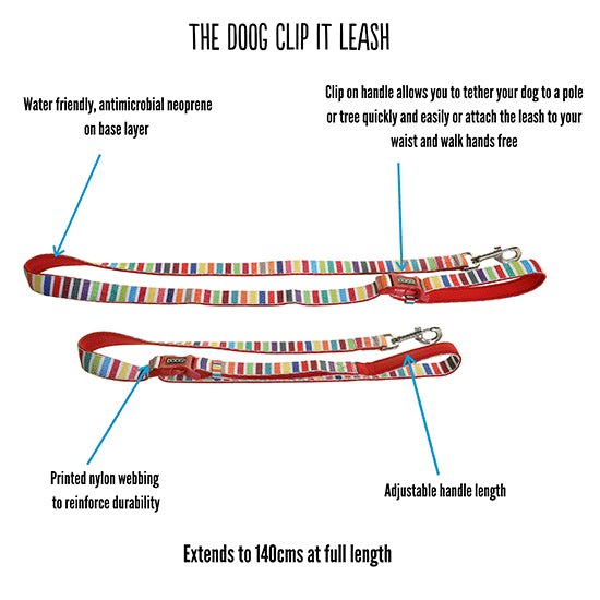 DOOG Gromit Clip-It Dog Lead X Large