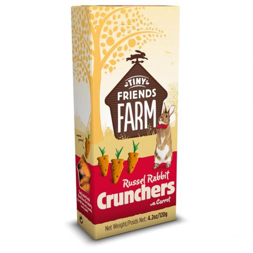 Tiny Friends Farm Russel Rabbit Carrot Crunchers 120g