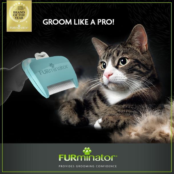 FURminator Long Hair deShedding Tool for Cats