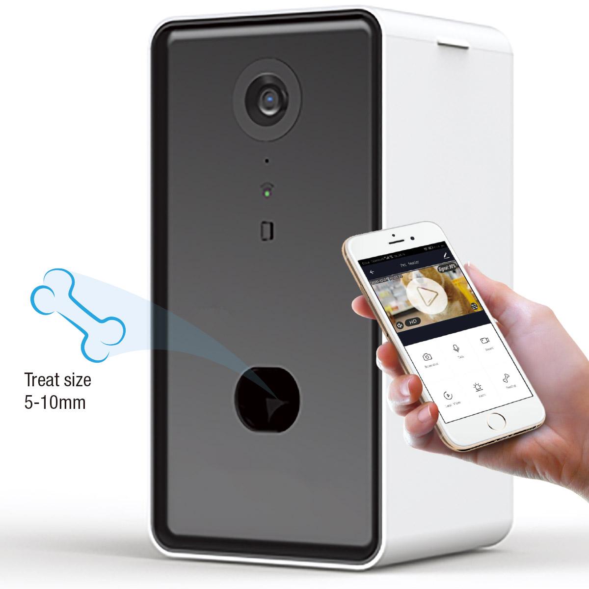 Tech 4 Pets Smart Treat Dispenser with 2-Way Camera