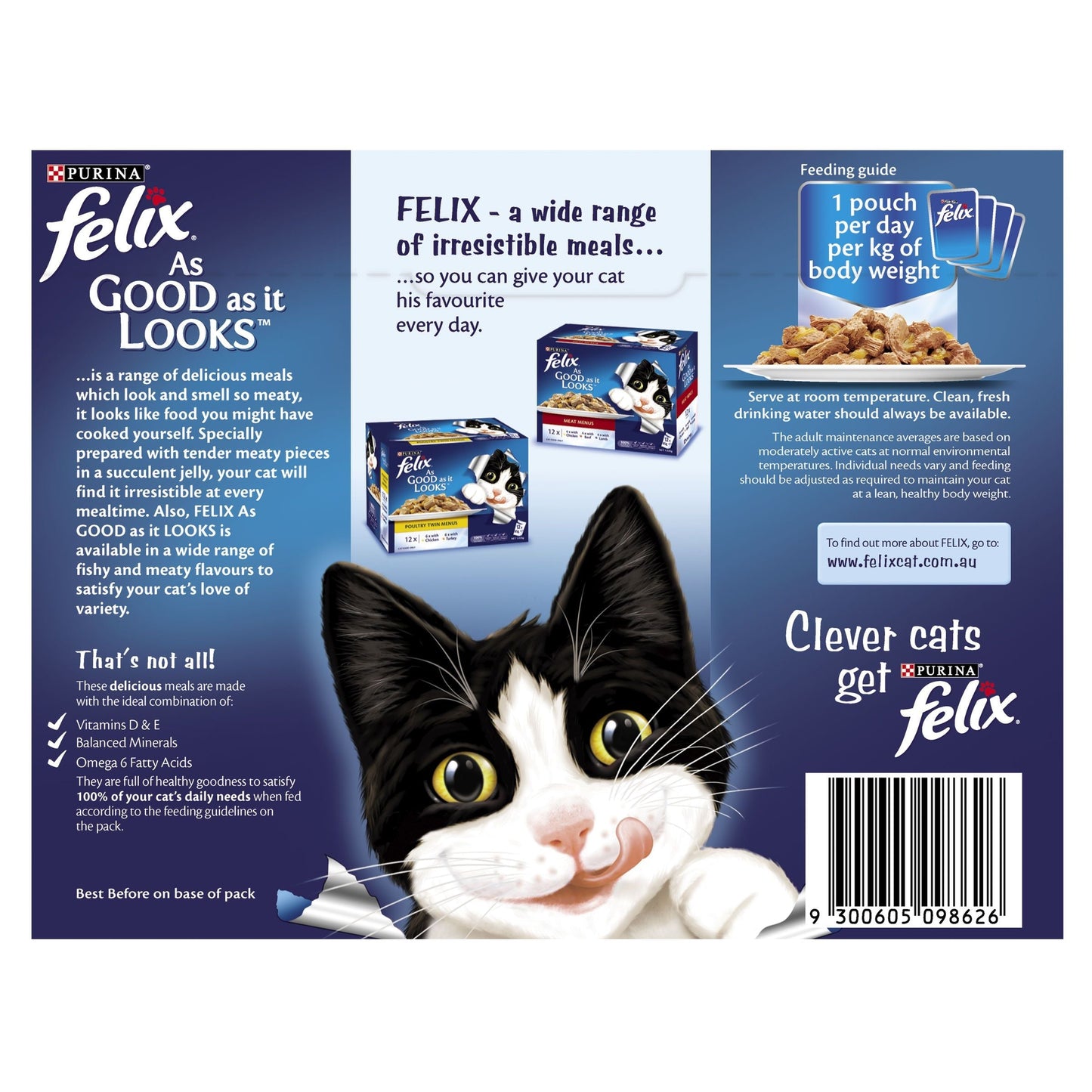 Felix As Good As It Looks Ocean Fish Wet Cat Food 12x85g