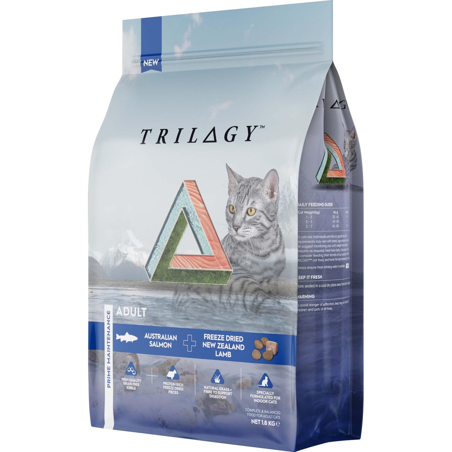 Trilogy Adult Cat Salmon Dry Cat Food 1.8kg