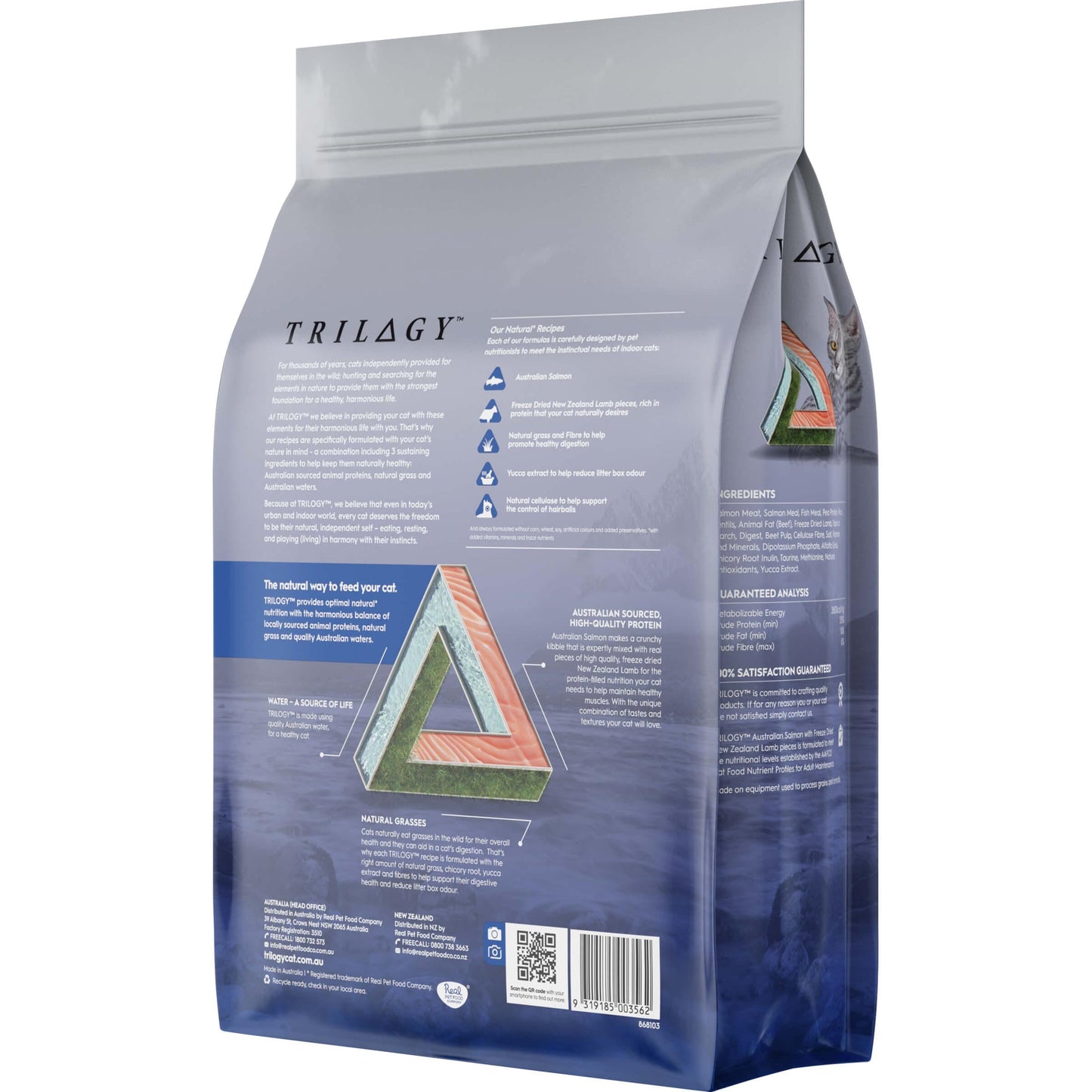 Trilogy Adult Cat Salmon Dry Cat Food 1.8kg