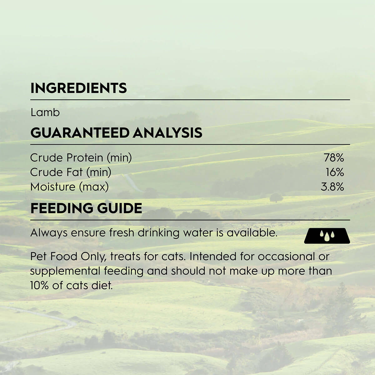 Trilogy Freeze Dried Lamb Cat Treats 50G