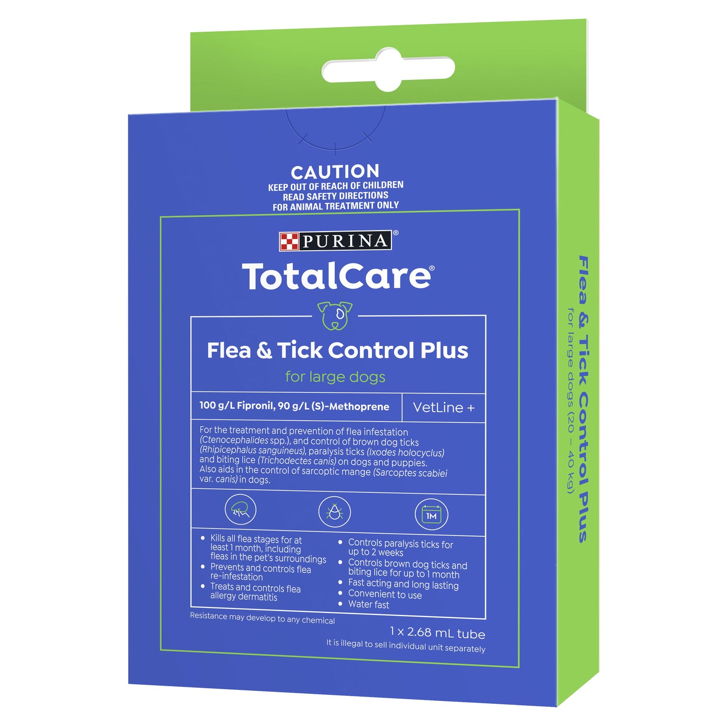 Purina Total Care Flea & Tick Control Plus Spot-On Dog Treatment