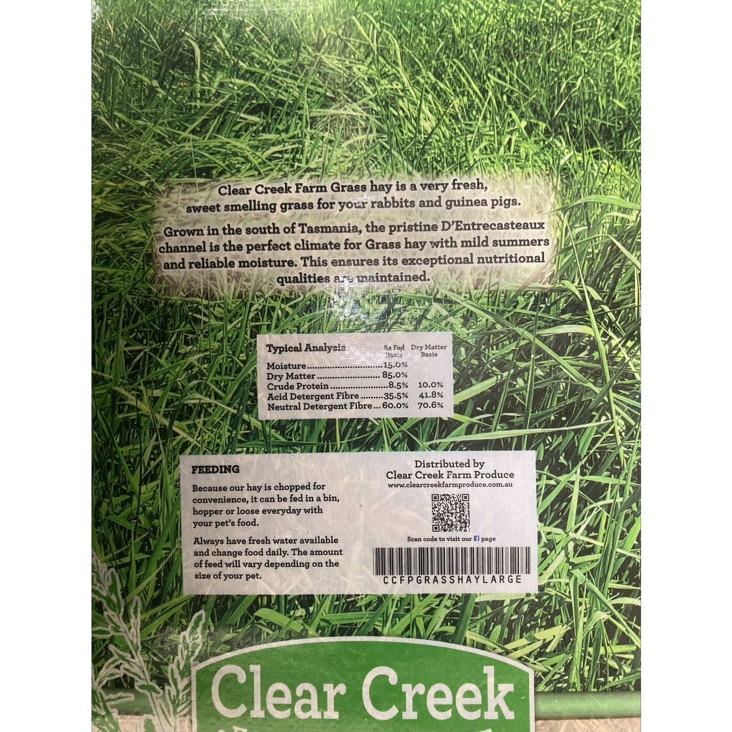 Clear Creek All Natural Grass Hay Bag