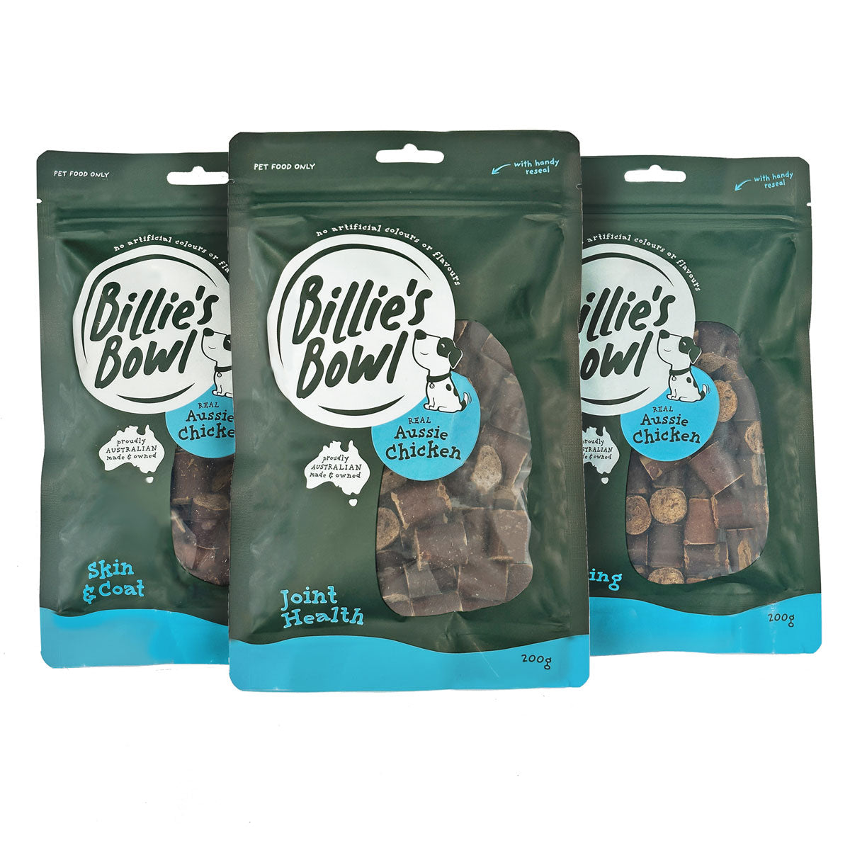 Billie's Bowl Joint Health Treats with REAL Aussie Chicken 200g