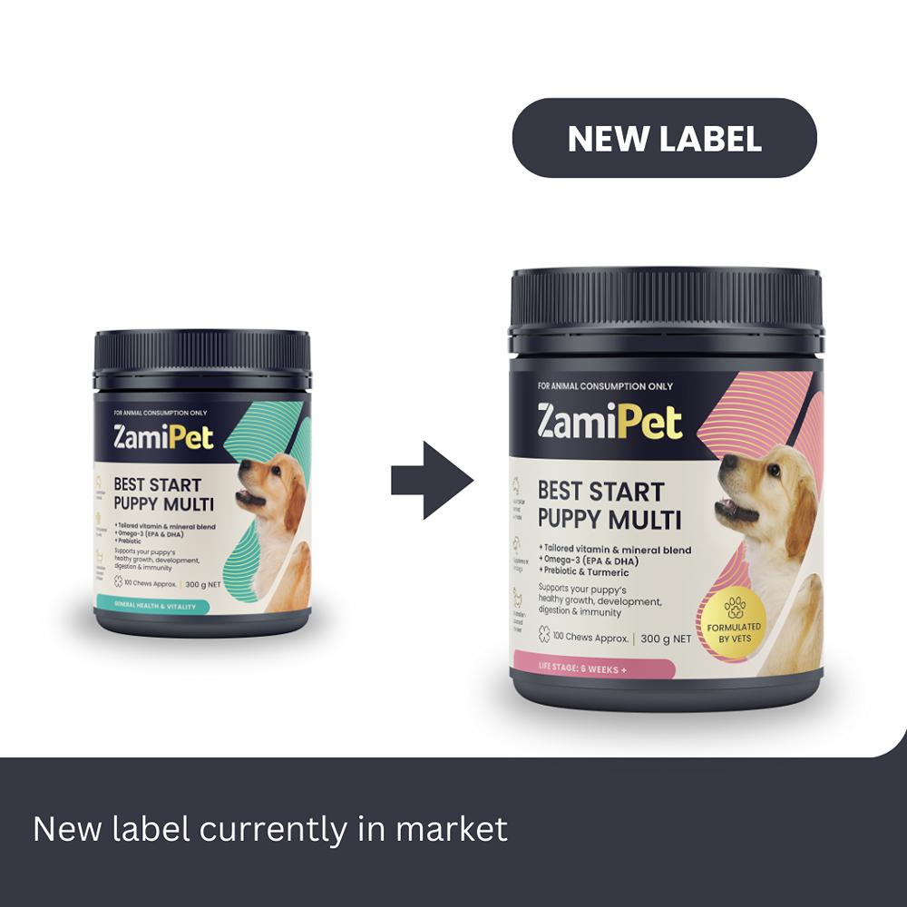 ZamiPet Best Start Puppy Multi Supplements for Dogs