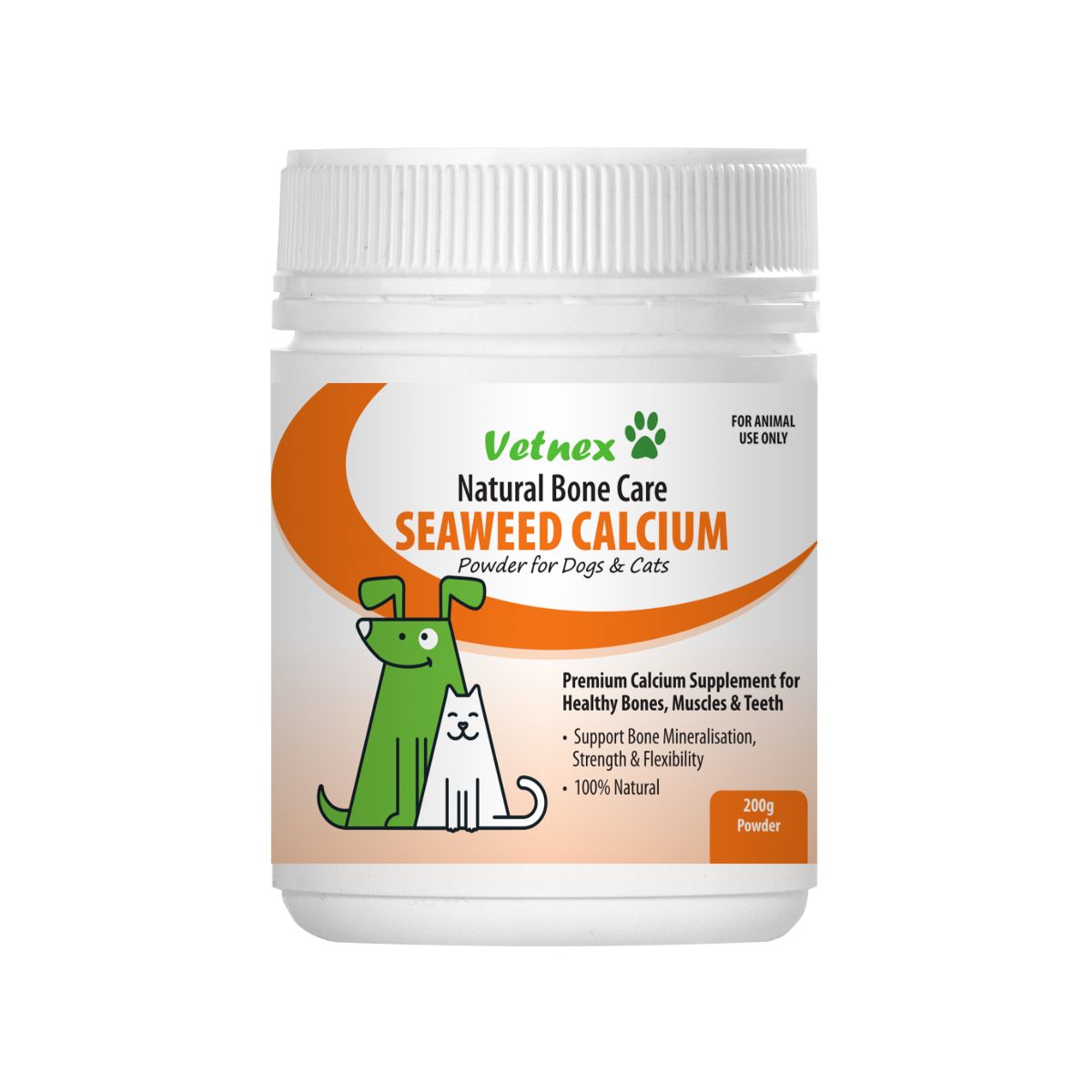 Vetnex Seaweed Calcium Powder for Dogs & Cats 200g