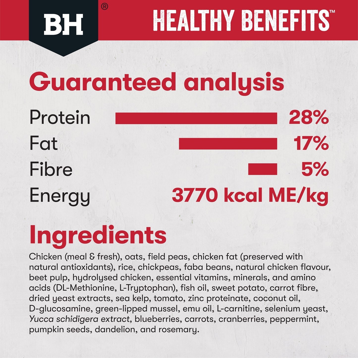 Black Hawk Healthy Benefits Joints Muscles Dry Dog Food