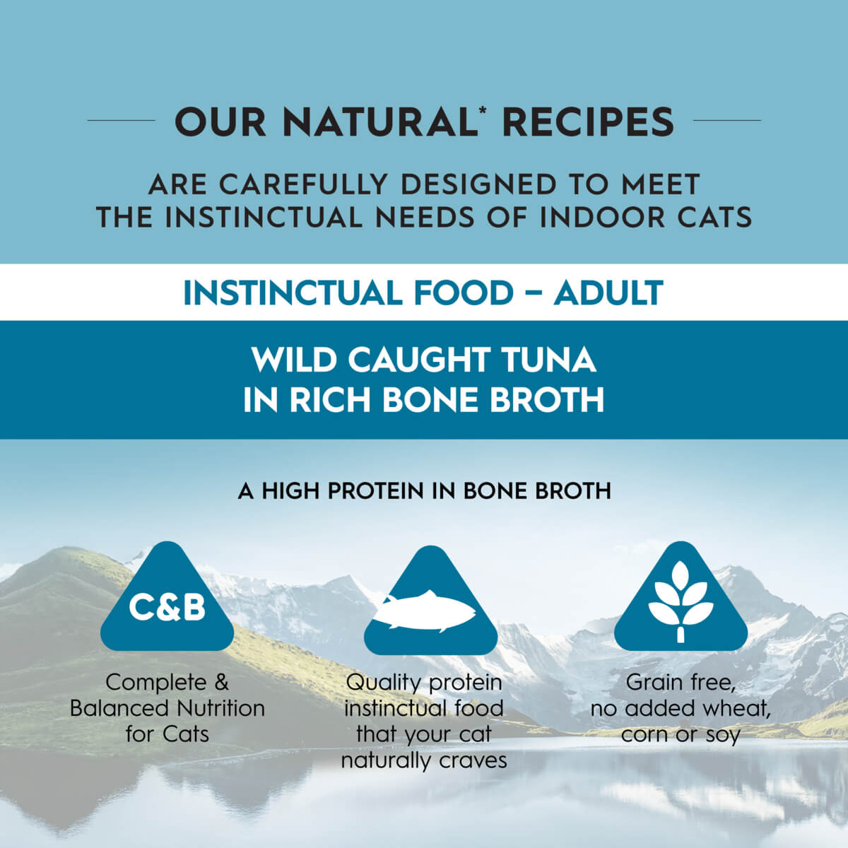 Trilogy Adult Wild Caught Tuna in Bone Broth Wet Cat Food 85g