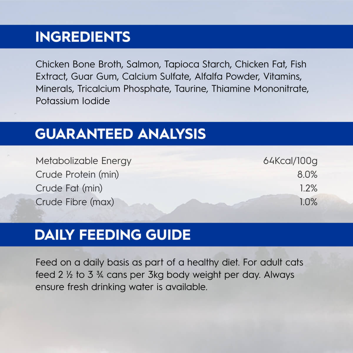 Trilogy Adult Wild Alaskan Salmon in Bone Broth Wet Cat Food 85g