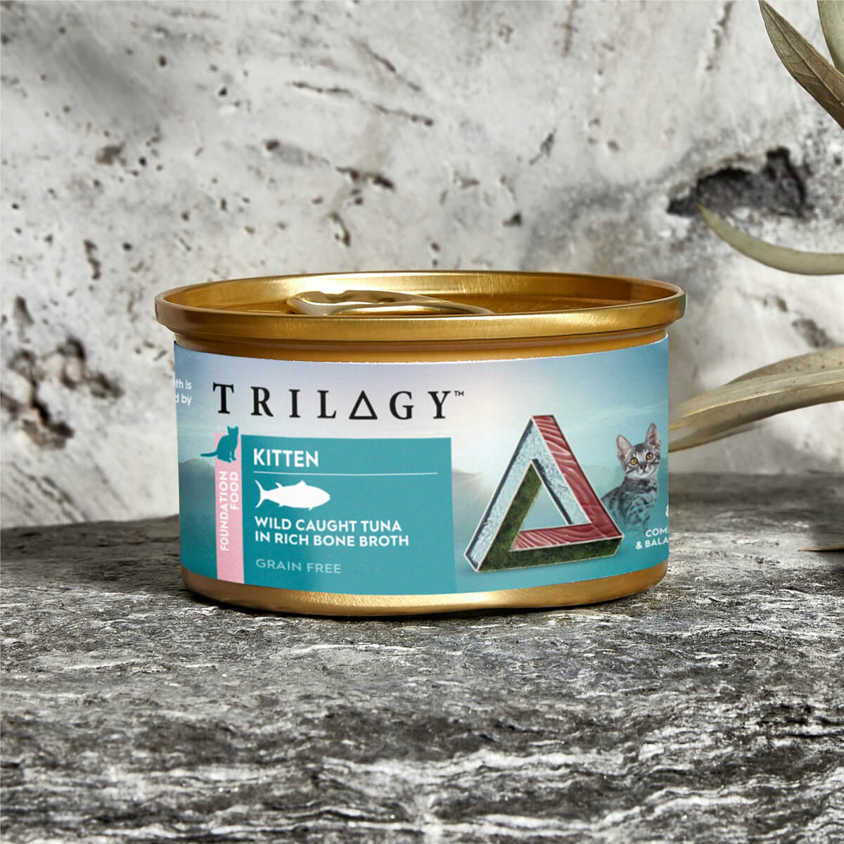 Trilogy Kitten Tuna in Bone Broth Wet Cat Food 85g