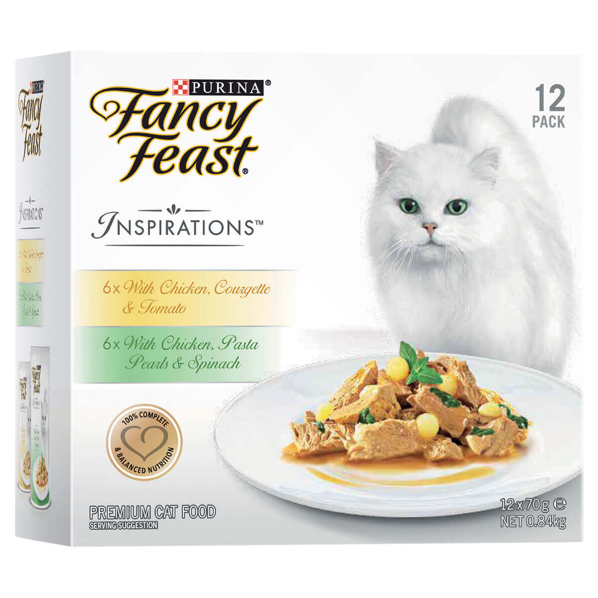 Fancy Feast Inspirations Chicken Wet Cat Food 12x70g