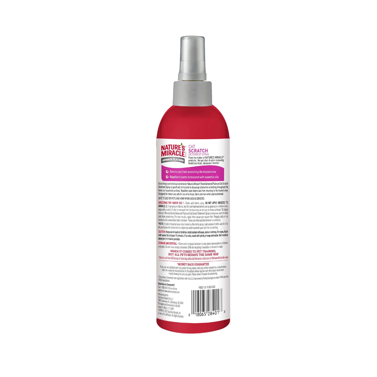Nature's Miracle Advance Platinum Scratch Deterrent Spray