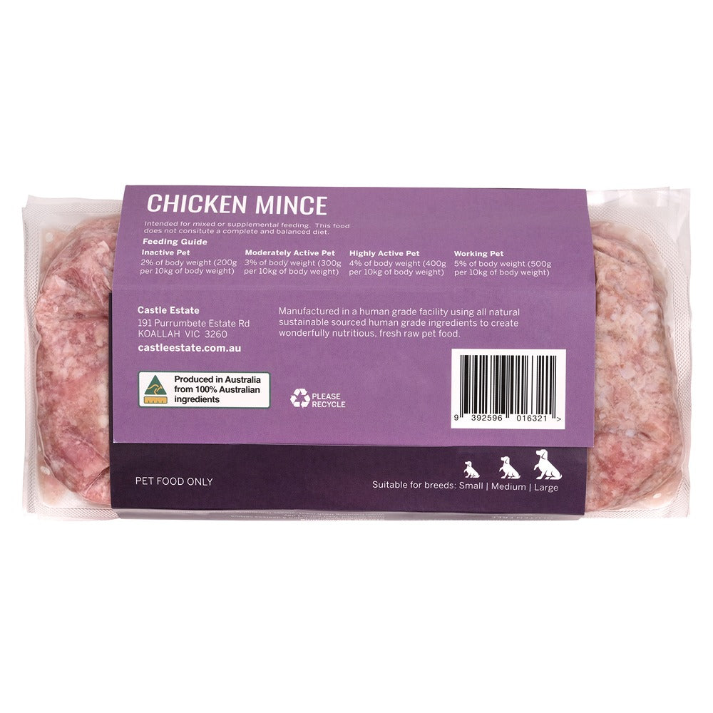 Castle Estate Chicken Mince 990g (6 x 165g)