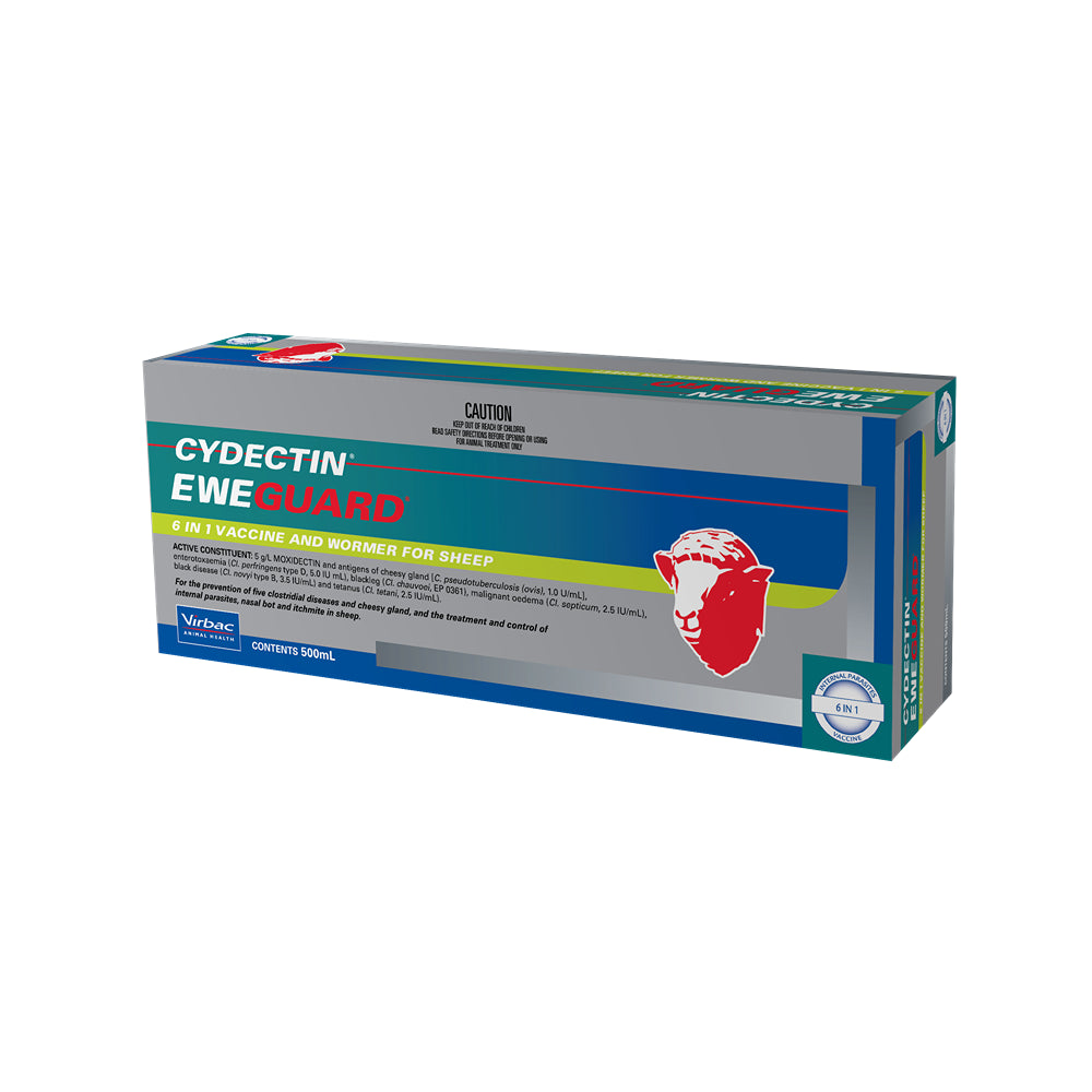 Virbac Eweguard 6 In 1 Vaccine And Wormer For Sheep 500ml