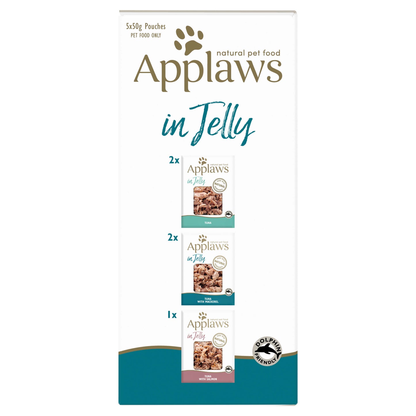 Applaws Natural Tuna in Jelly Wet Cat Food Pouches