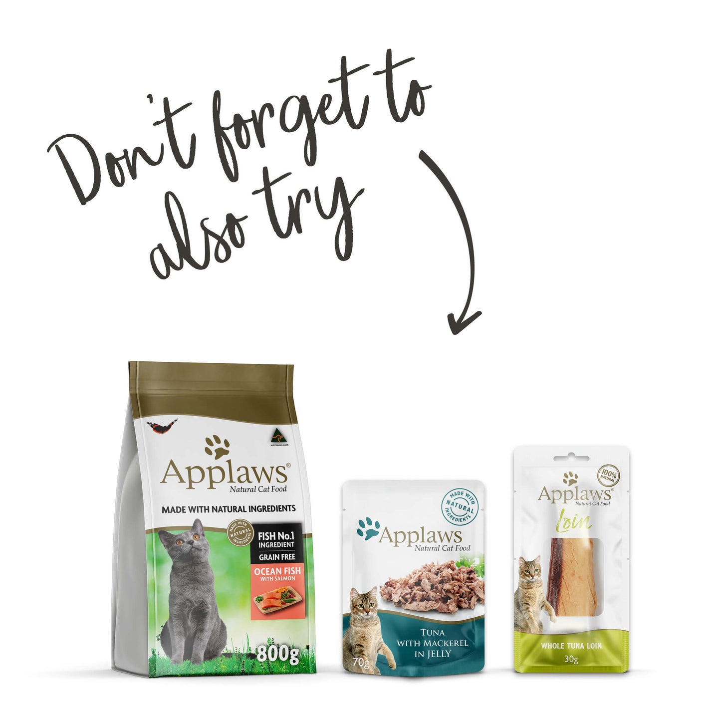 Applaws Natural Tuna in Jelly Wet Cat Food Pouches