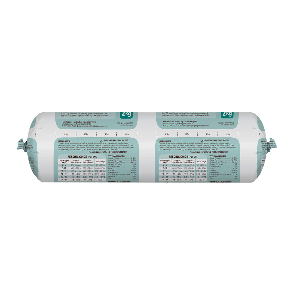 Big Dog Chicken Roll 2kg