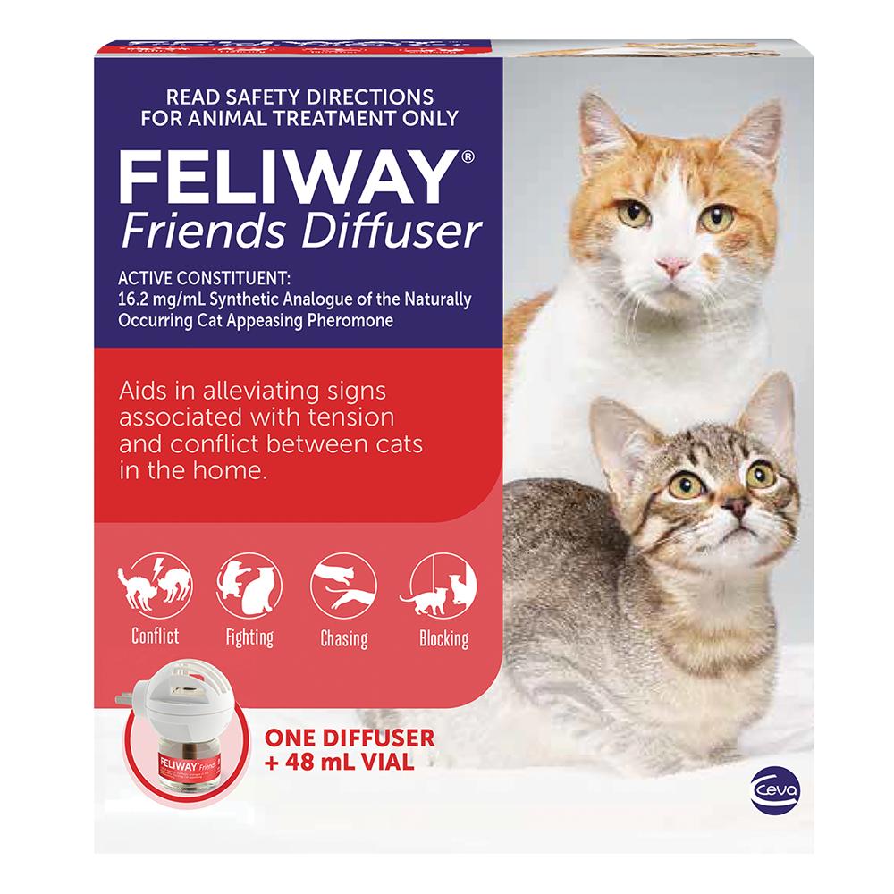 Feliway Friends Diffuser Plug and 48ml Refill Vial
