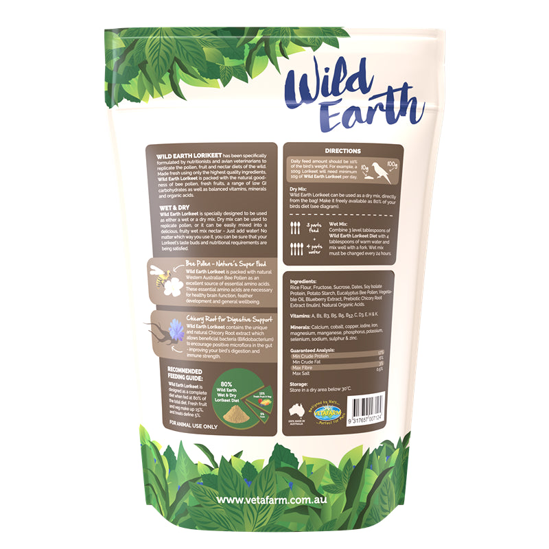 Vetafarm Wild Earth Lorikeet 2kg