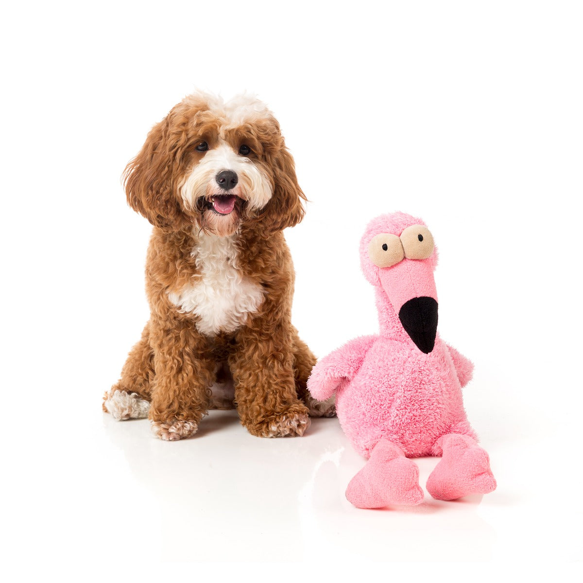 FuzzYard Flo Flamingo Dog Toy