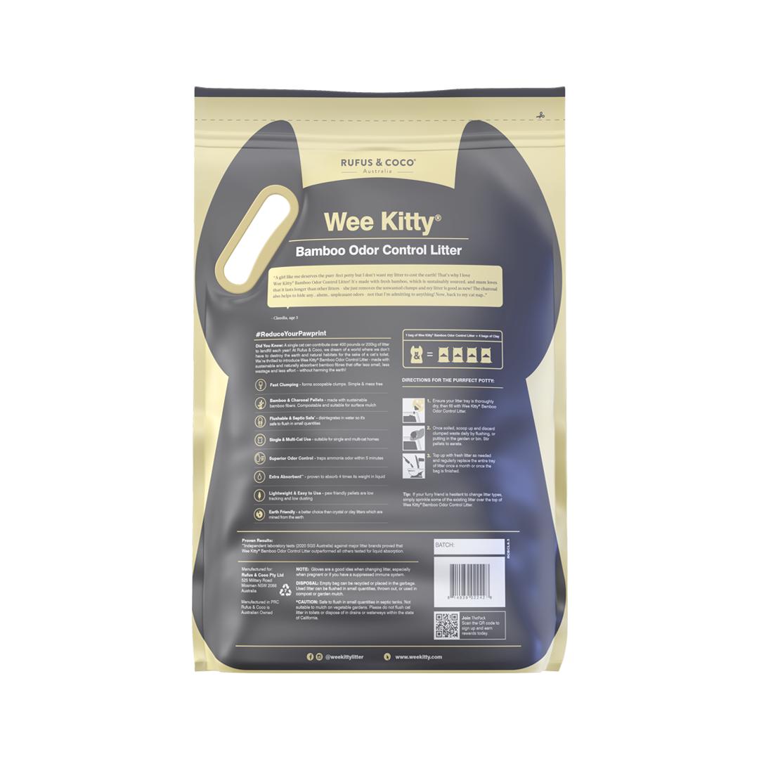 Rufus & Coco Wee Kitty Bamboo Odour Control Cat Litter