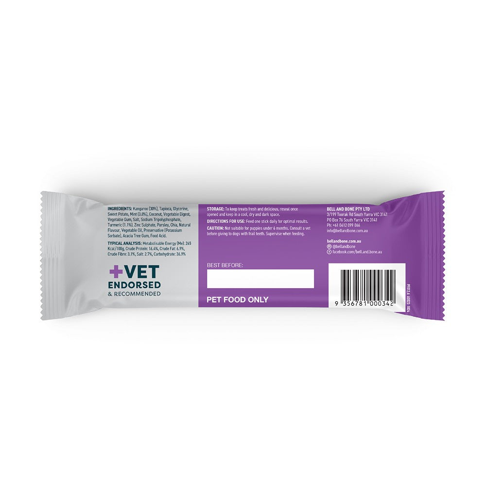 Bell & Bone Kangaroo Dental Stick 1pk