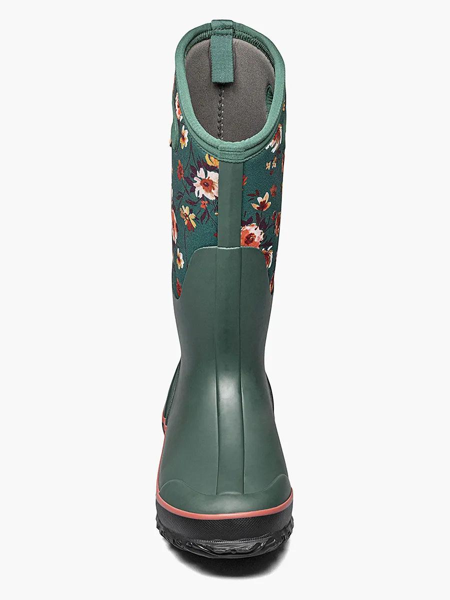 BOGS Classic Tall Painterly Wide Green