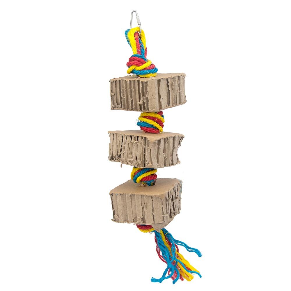 Bainbridge Destruct Shredz Card Tower Bird Toy x3