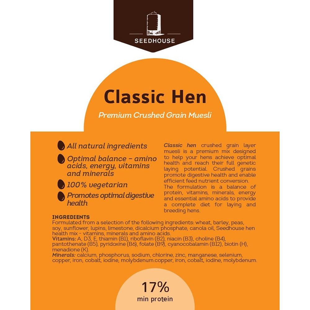Seedhouse Classic Hen 5kg