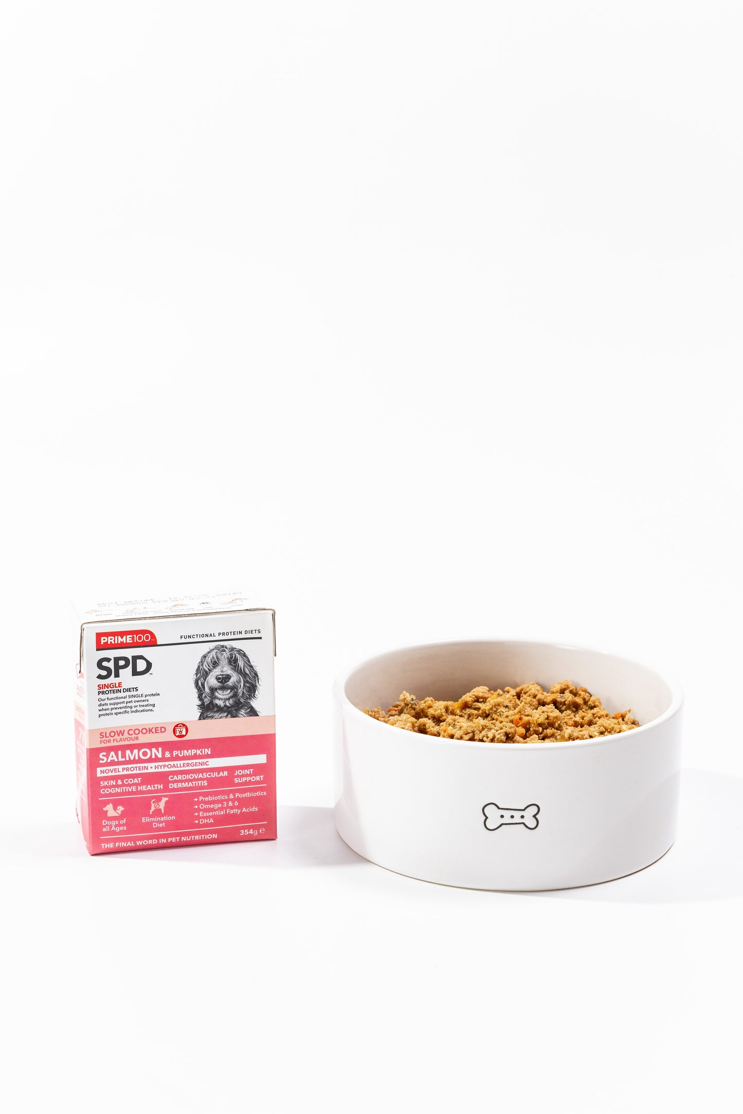Prime100 SPD Slow Cooked Salmon & Pumpkin Wet Dog Food