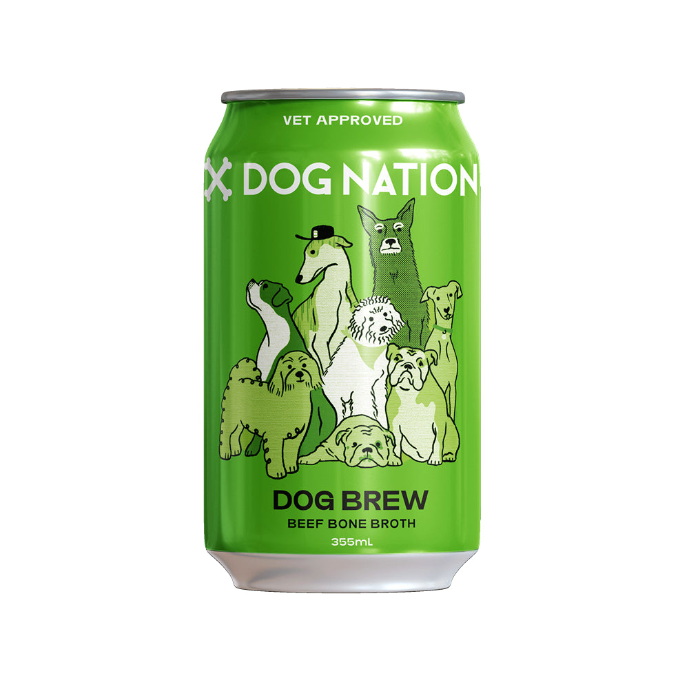 Dog Nation Dog Beer Beef Bone Broth Dog Treat