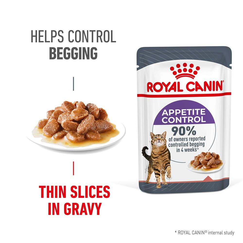 Royal Canin Appetite Control Gravy Adult Wet Cat Food Pouches