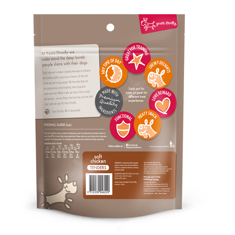 Yours Droolly Soft Chicken Tenders 500g