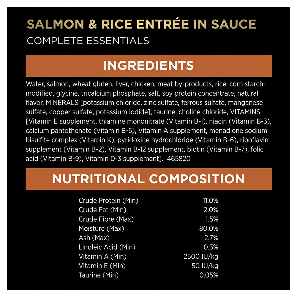 Pro Plan Complete Essentials Seafood Mix Wet Cat Food 12 x 85g