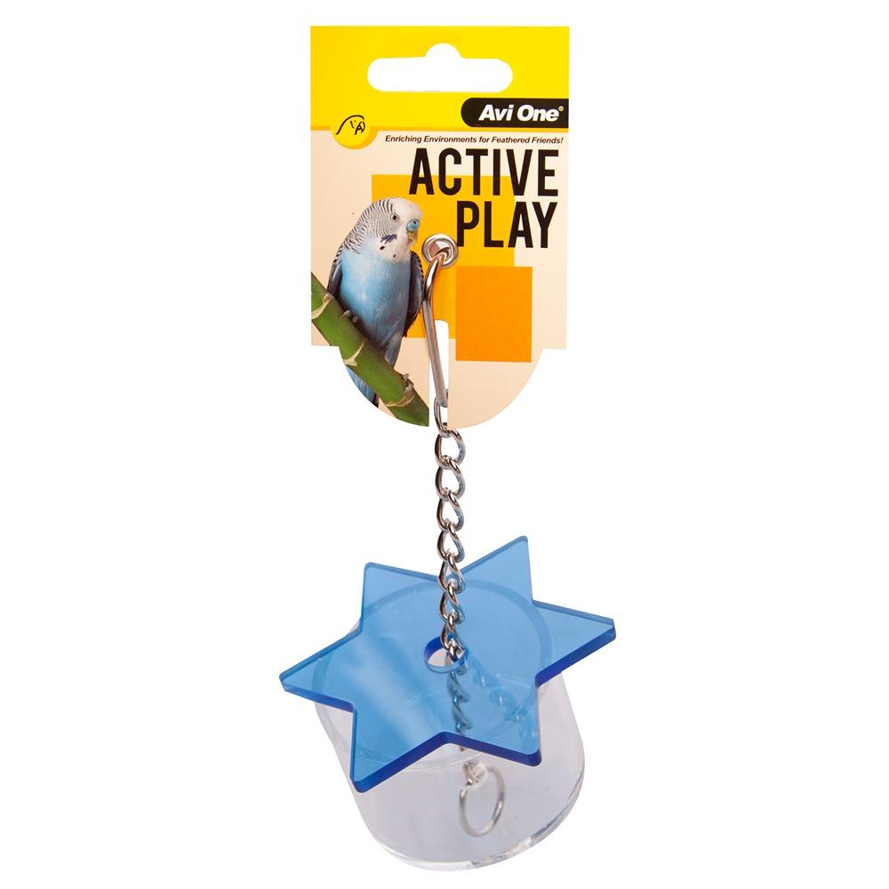 Avi One Acrylic Foraging Star Bird Toy 16cm