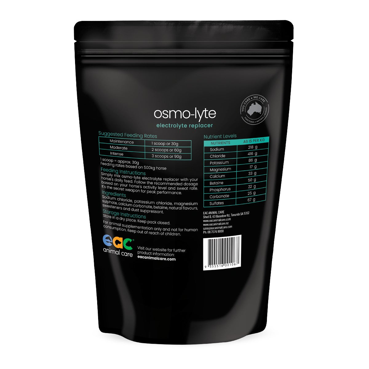 Evolution Osmo Lyte Electrolyte Replacer Horse Supplement