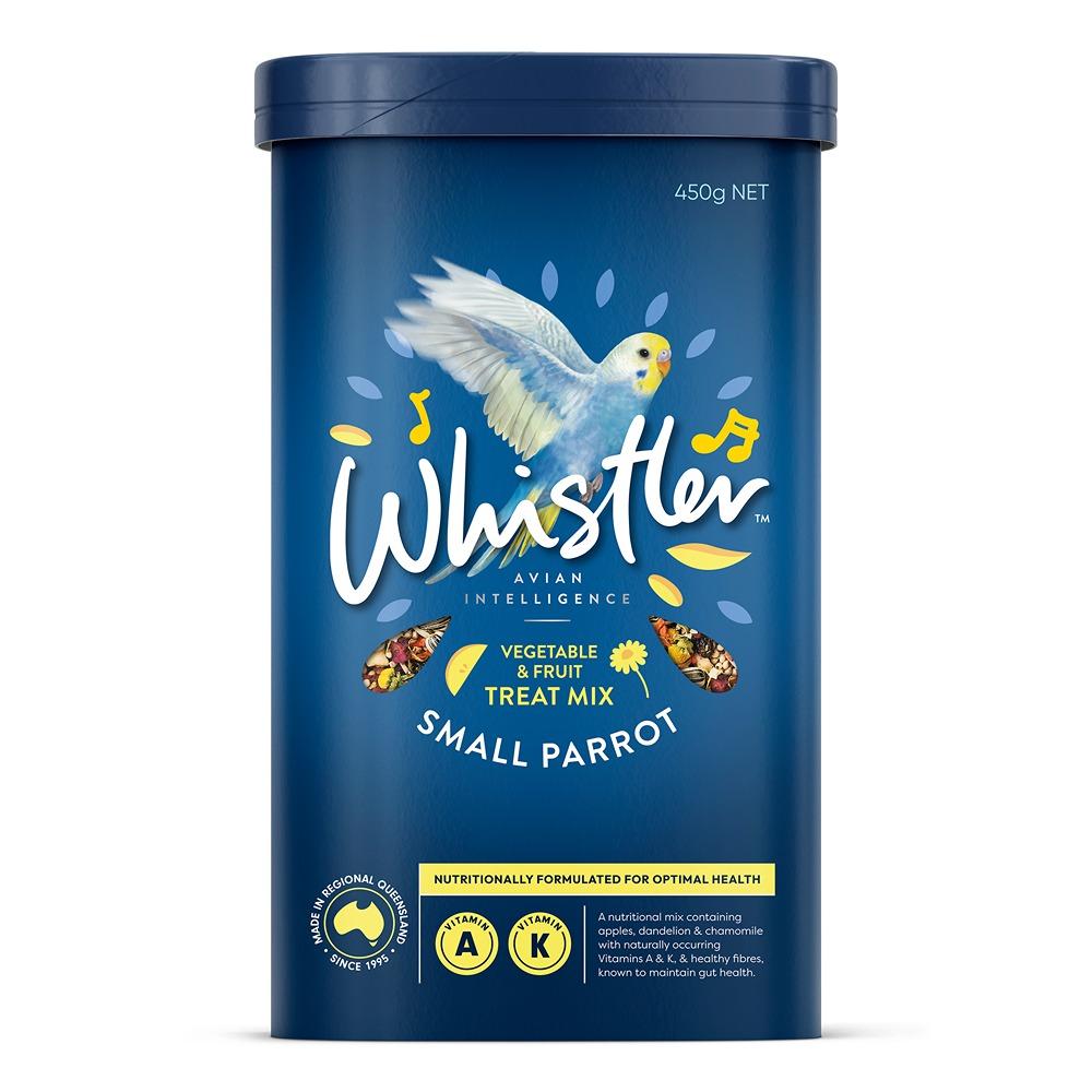 Whistler Small Parrot Garden Vegetables, Fruits, & Herbs Treat Mix 450g