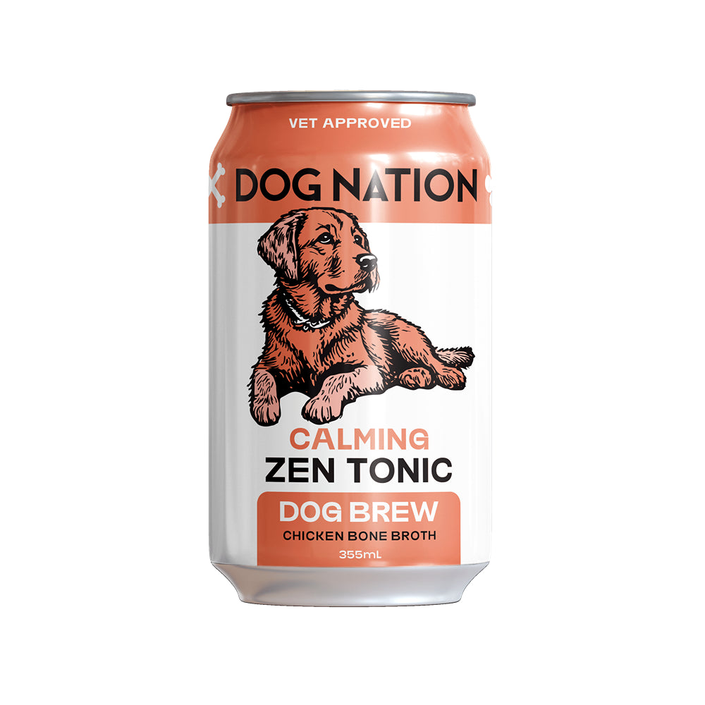 Dog Nation Dog Beer Calming Beef Bone Broth Dog Treats