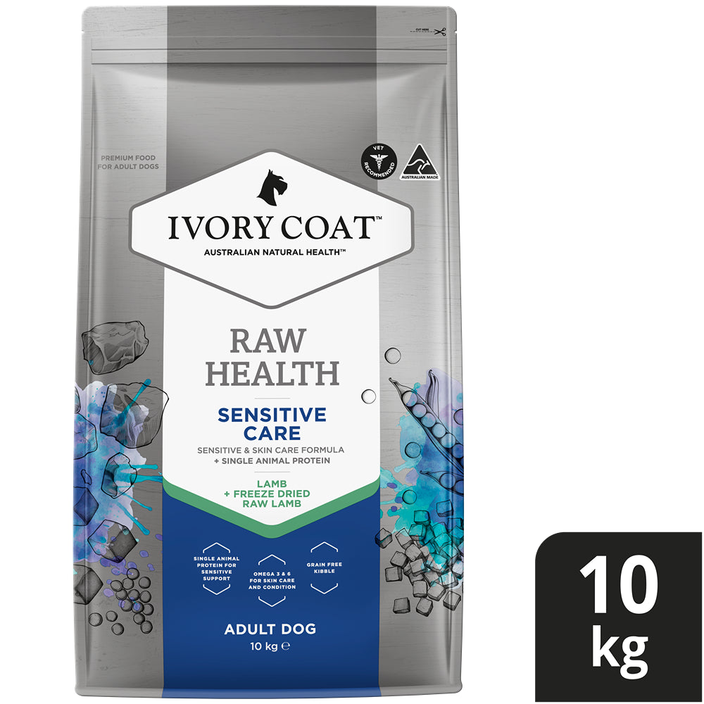 Ivory Coat Raw Health Dog Sensitive Care Dog Food